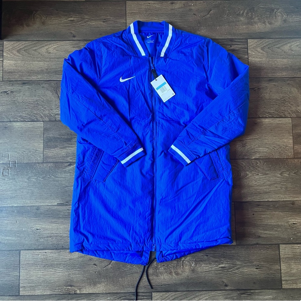 Nike Men's Baseball Dugout Jacket Dodgers Blue Size Medium DC8335-493